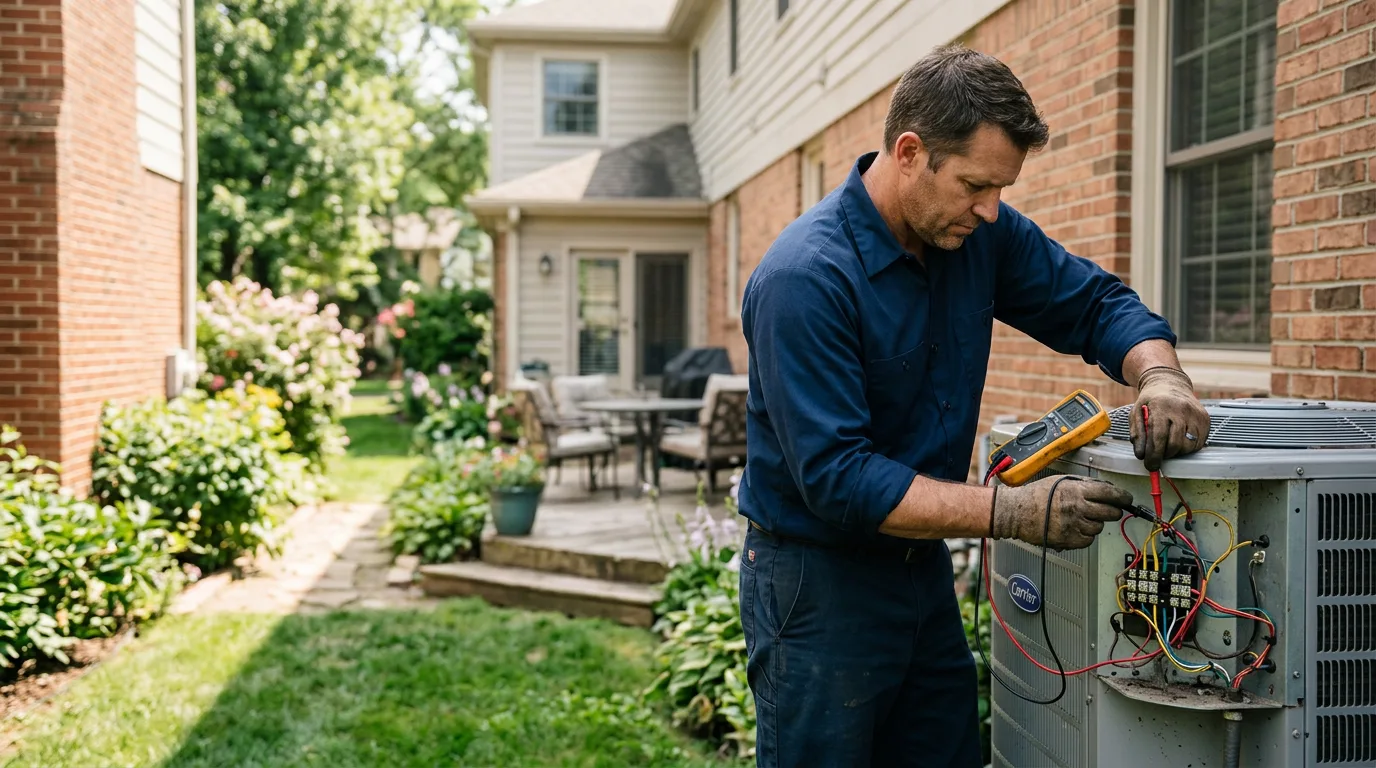 HVAC technician working near Robert Lee, TX